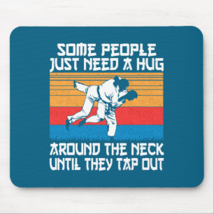 Tapis De Souris Humour de Judo Jiu Jitsu Arts Martiaux Drôle