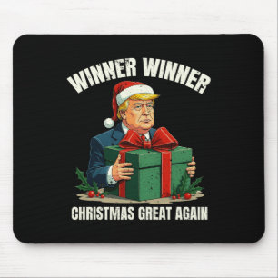 Tapis De Souris Humour Funny Xmas Trump gagnant Noël Gre