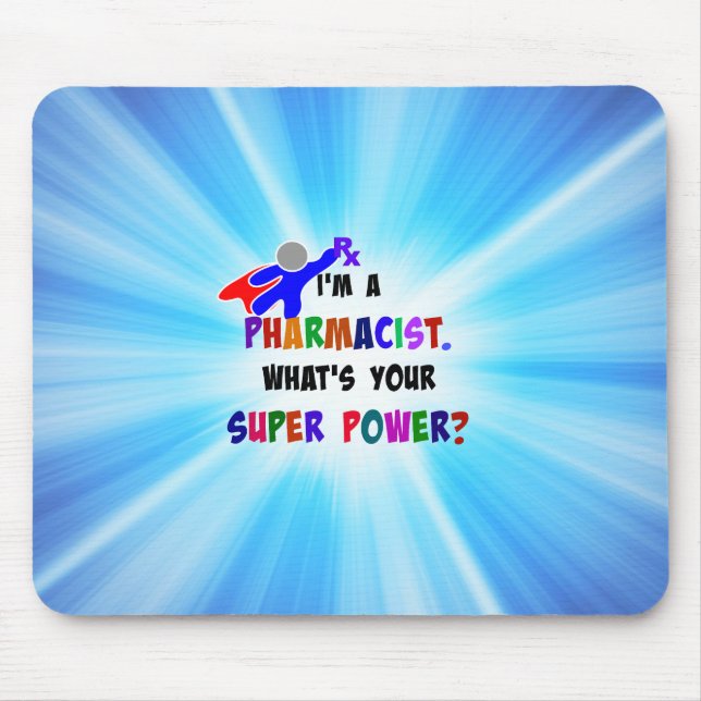 Tapis De Souris Humour pharmacien (Devant)