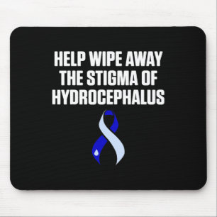 Tapis De Souris Hydrocéphalie Survivor Essuyer le guerrier de sens