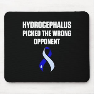 Tapis De Souris Hydrocéphalie Survivor Opponent Awareness Guerrier