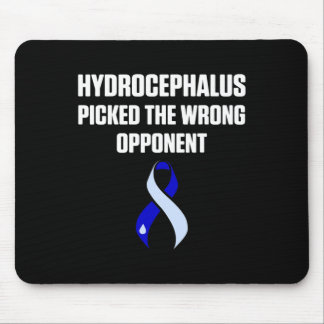 Tapis De Souris Hydrocéphalie Survivor Opponent Awareness Guerrier
