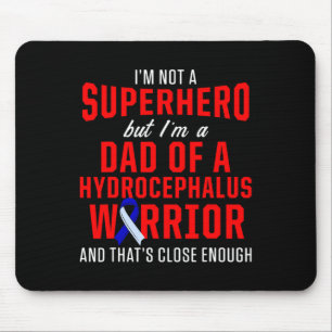 Tapis De Souris Hydrocéphalie Survivor Papa Hero