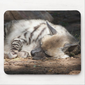Tapis De Souris hyène rayée de sommeil