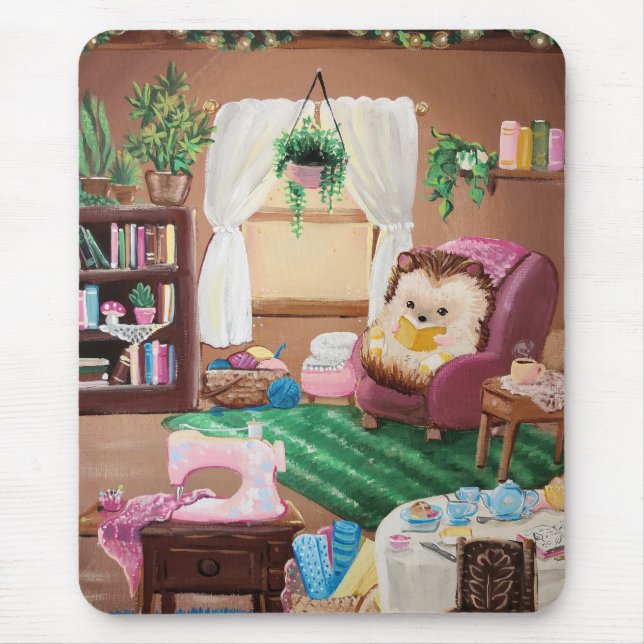 Tapis De Souris Hygge Hedgehog (Devant)