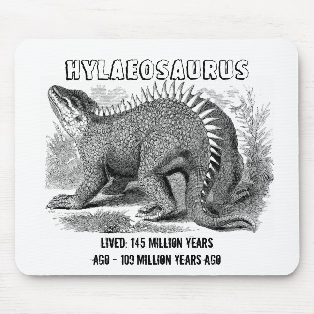 Tapis De Souris Hylaéosaure Dinosaure Mousepad (Devant)
