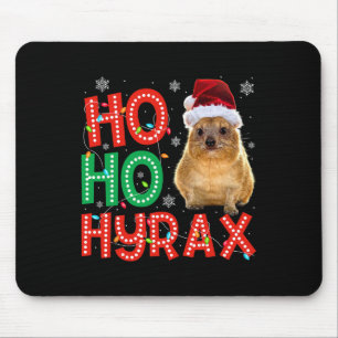 Tapis De Souris Hyraxmas Noël Drôle Mignon Xmas Pyjama Hyrax