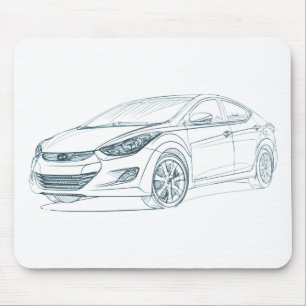 Tapis De Souris Hyu Elantra 2011
