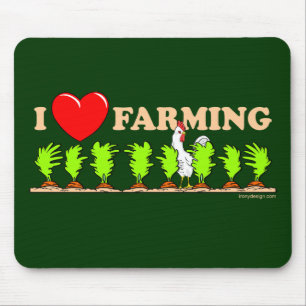 Tapis De Souris I agriculture de coeur