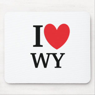 Tapis De Souris I coeur Wyoming Mousepad