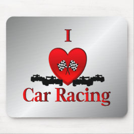Tapis De Souris I Heart Car Racing