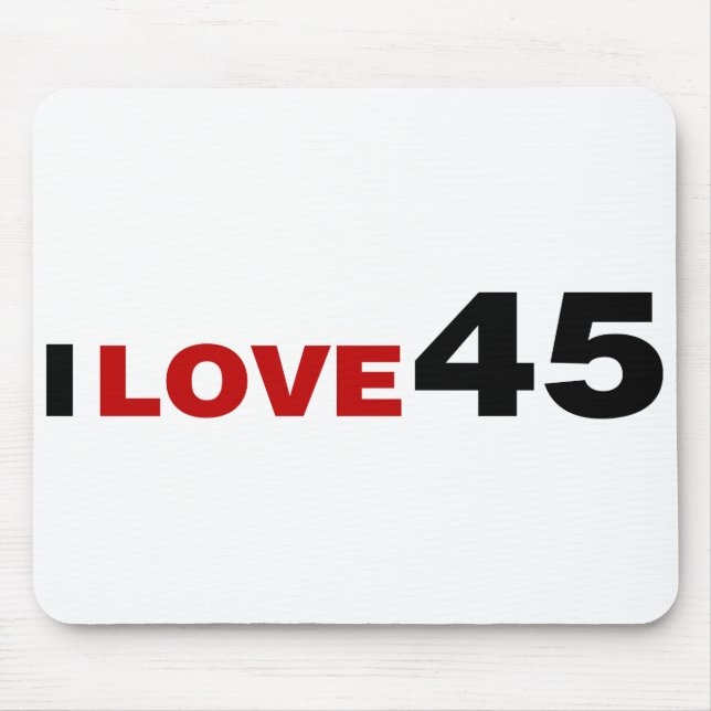 Tapis De Souris I Love 45 (Devant)