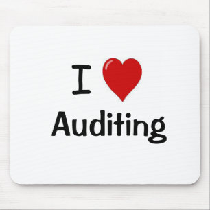 Tapis De Souris I Love Auditing - I Heart Auditing