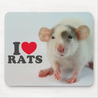 Tapis De Souris I love (dumbo) Rats