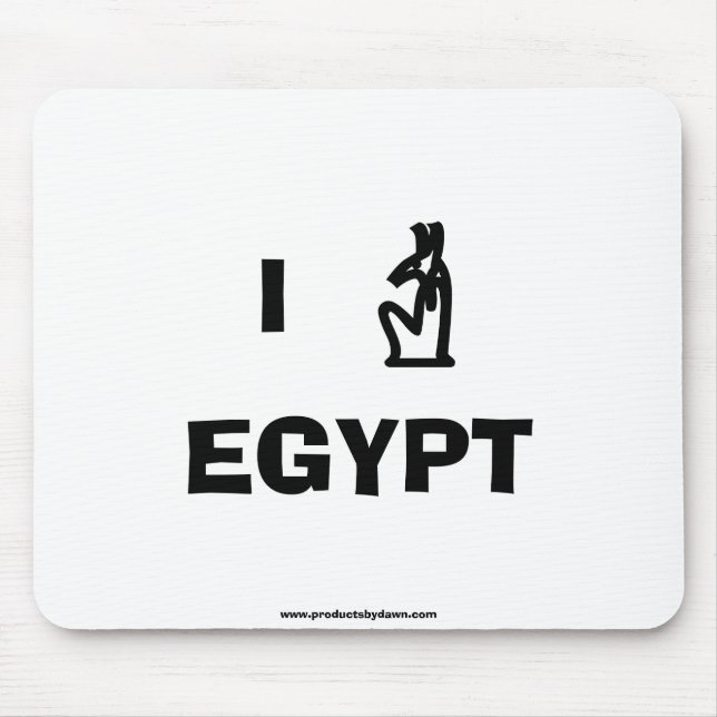 Tapis De Souris I Love Egypt Mousepad (Devant)