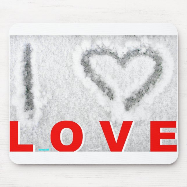 Tapis De Souris I love LOVE (Devant)