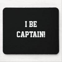I soyez capitaine. Noir et blanc.