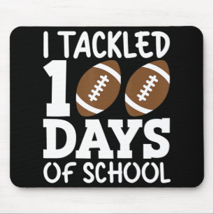 Tapis De Souris I Tackled 100 Day Of School Football Boy 100th Day