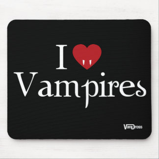 Tapis De Souris I vampires Mousepad de coeur