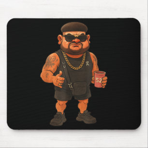 Tapis De Souris Ibiza Final Boss Meme Drôle Vacances Haircut plais