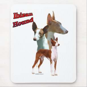 Tapis De Souris Ibizan Hound Trio 2