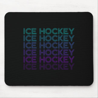 Tapis De Souris Ice Hockey Retro 