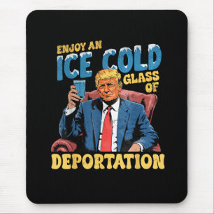 Tapis De Souris ICE Profitez d'un Verre Glacé de Déportation 