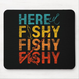 Tapis De Souris Ici Poisson Poisson Poisson 