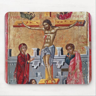Tapis De Souris Icône dépeignant la crucifixion, 1520