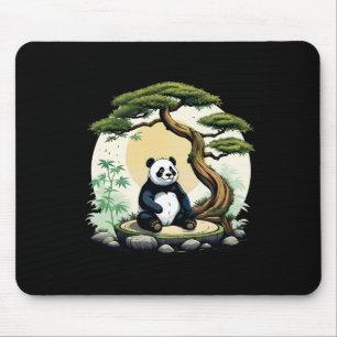 Tapis De Souris Idée de méditation de yoga zen Bouddha Panda ours
