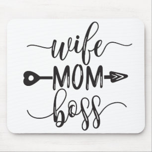 Tapis De Souris Idées cadeaux Fête des Mères Femme Maman Patron