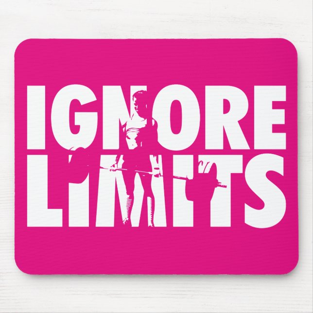 Tapis De Souris IGNORE LIMITS - Motivation pour l'haltérophilie de (Devant)