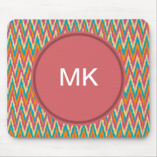 Tapis De Souris iKat Zigzag Design Couleurs d'épices