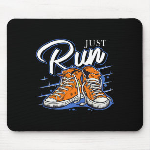 Tapis De Souris Il suffit de courir Biathlon Jogging Triathlon Run