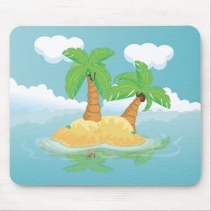 Tapis De Souris Île déserte