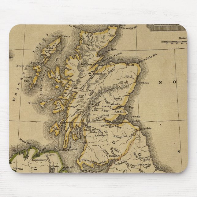 Tapis De Souris Îles britanniques 2 (Devant)