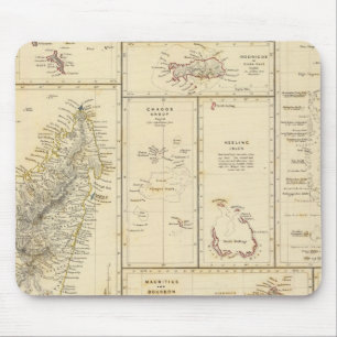 Tapis De Souris Îles de l'océan Indien