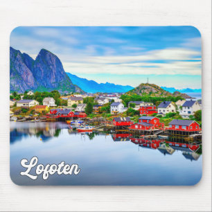 Tapis De Souris Îles Lofoten à couper le souffle, Norvège