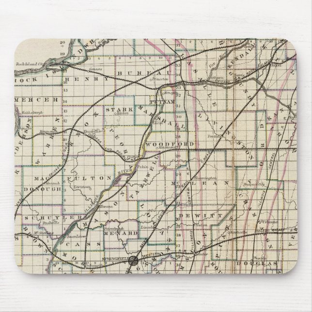 Tapis De Souris Illinois 13 (Devant)