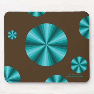 Tapis De Souris Illusion optique Aqua Mousepad