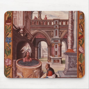 Tapis De Souris Illustration allégorique d'un alchimiste à