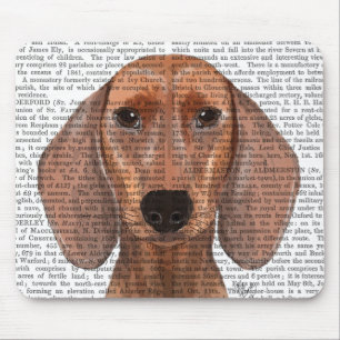 Tapis De Souris Illustration Dachshund Plain