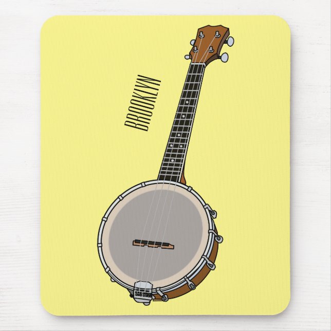Tapis De Souris Illustration de Banjo (Devant)