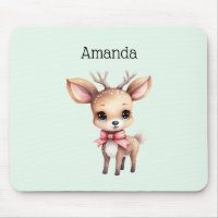 Illustration de cartoon de bébé cerf mignon