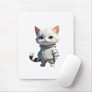 Tapis De Souris Illustration de chats cool et adorables