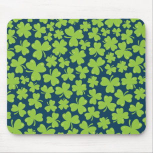 Tapis De Souris Illustration de feuille de trèfle