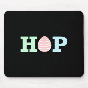 Tapis De Souris Illustration de jour de Pâques œuf motif pastel