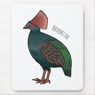 Tapis De Souris Illustration de la caricature d'oiseau perdrix en