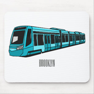 Tapis De Souris Illustration de locomotive électrique