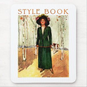 Tapis De Souris Illustration de mode du livre de style